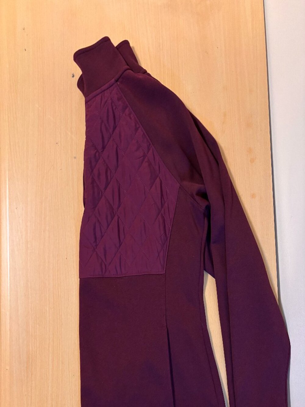 Avia Burgundy Quilted Athletic Jacket Women’s XL 16–18